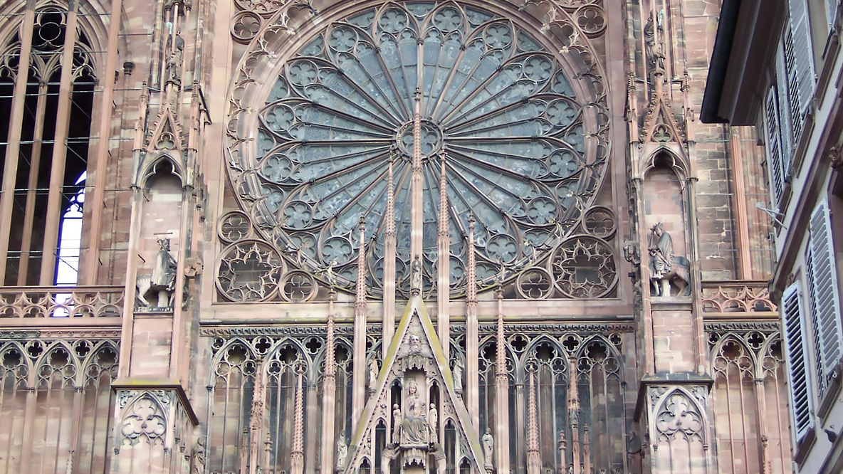 Foto: Das Portal des Straßburger Doms